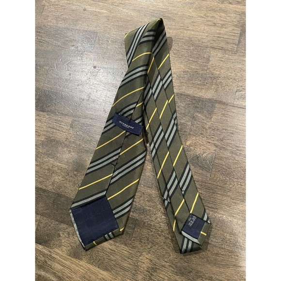 !POLO RALPH LAUREN! and * Burberry* Neck Tie Bundle 100% silk Stripe/Paisley EUC - Picture 5 of 13